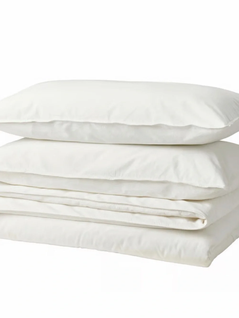 IKEA ÄNGSLILJA White Duvet Cover and Pillowcase Set Queen Size